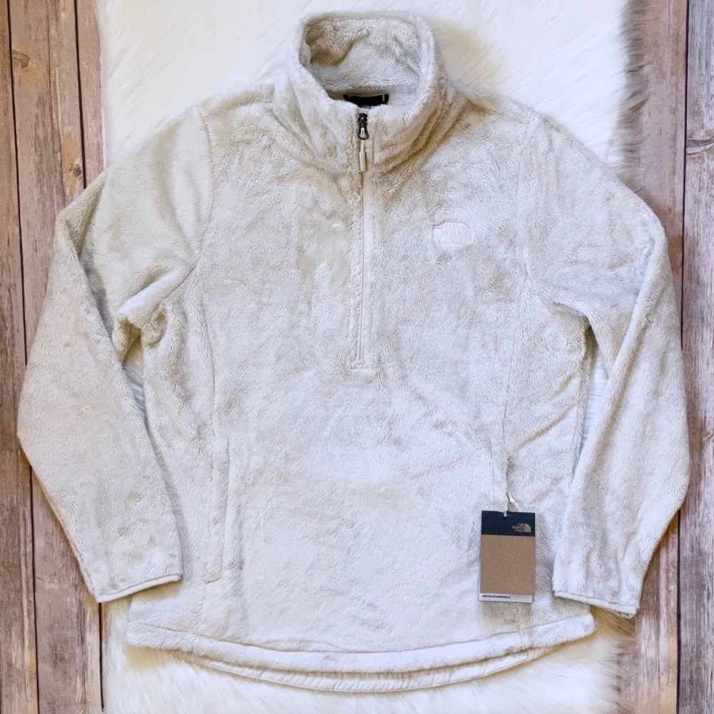 The North Face Women’s Osito Quarter Zip Vintage White Pullover - Picture 2 of 7